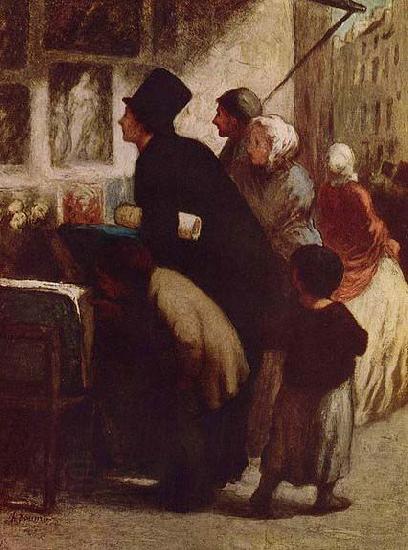 Honore Daumier Der Kupferstich-Handler China oil painting art